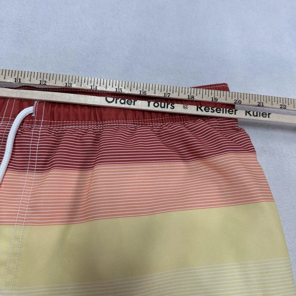 Southern‎ Tide Swim Trunks Men's 2XL Board Shorts Rainbow Stripe Beach Summer